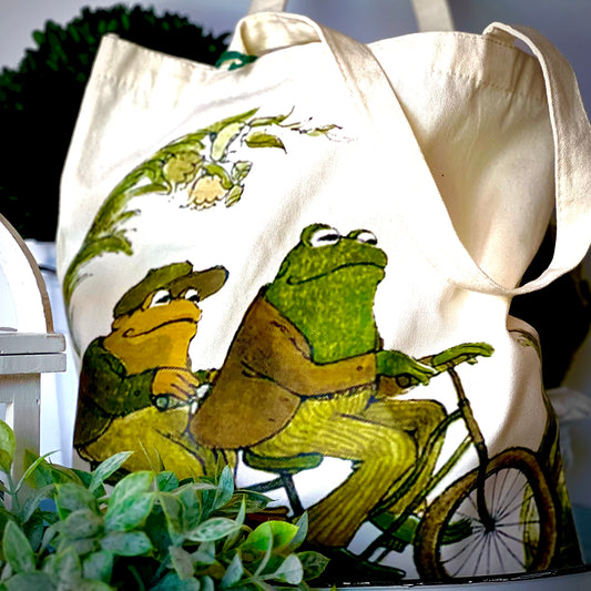 "Frog and Toad" Canvas Tote